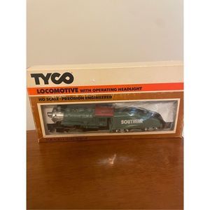 VINTAGE TYCO - SOUTHERN STEAM LOCOMOTIVE .TENDER- BOXED